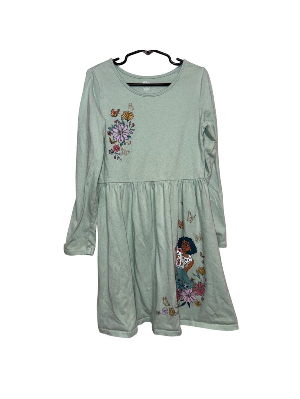 Disney Jumping Beans Girls Long Sleeve Dress Mirabel Encanto print Size 7